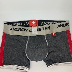 Andrew Christian gray trunks (size M)